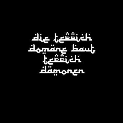 Die Teppichdomäne - baut Teppichdämonen (album art)